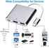 STIREISH USB C to HDMI Adapter 4K, Multiport Type C Adapter with USB 3.1, Type-C Charging Port Digital Converter USB C Hub Compatible With MacBook Air/Chromebook Pixel