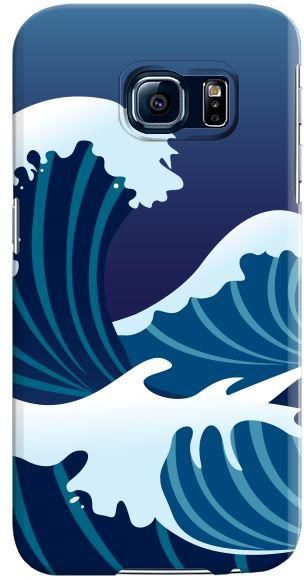 Stylizedd  Samsung Galaxy S6 Premium Slim Snap case cover Gloss Finish - Japanese Sea  S6-S-288