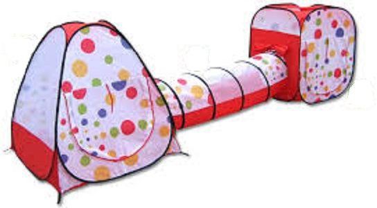 Fun Kids Ball Pits Tent 3 in 1 Combo Play Tent with Play Tunnel [TH-629]
