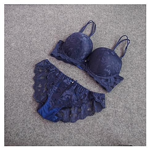 Fashion Dark Blue Set Of Bra And Panties price from jumia in