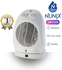 Nunix Room Heater With A Fan With Automatic Temperature Control.2 heat settings: 1000w 2000w Cool/ Warm/Hot wind selection Adjustable Room Thermostat Automatic Temperature Control 