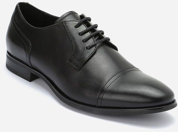 Geox Classic Leather Shoes - Black