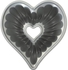 Yuniverse Heart Shape 10-Cup Bundt Pan, Original Cast Aluminium Bundt Tin, Bundt Cake Tin with Heart Design, Cake Mould