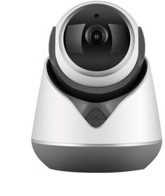 Robot Wifi IP Camera With Mic And Speaker 360 D IP Night Vision / Smartphone Support - White