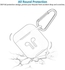 Strap Holder & Silicone Case Cover Skin For Apple Earpod Accessories Earpods-black