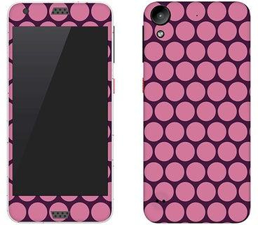Vinyl Skin Decal For HTC Desire 530 Purple Honeycombs