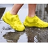 أغطية الأحذية المقاومة للماء واقيات أحذية المطر من السيليكون - كفر شوز اسود