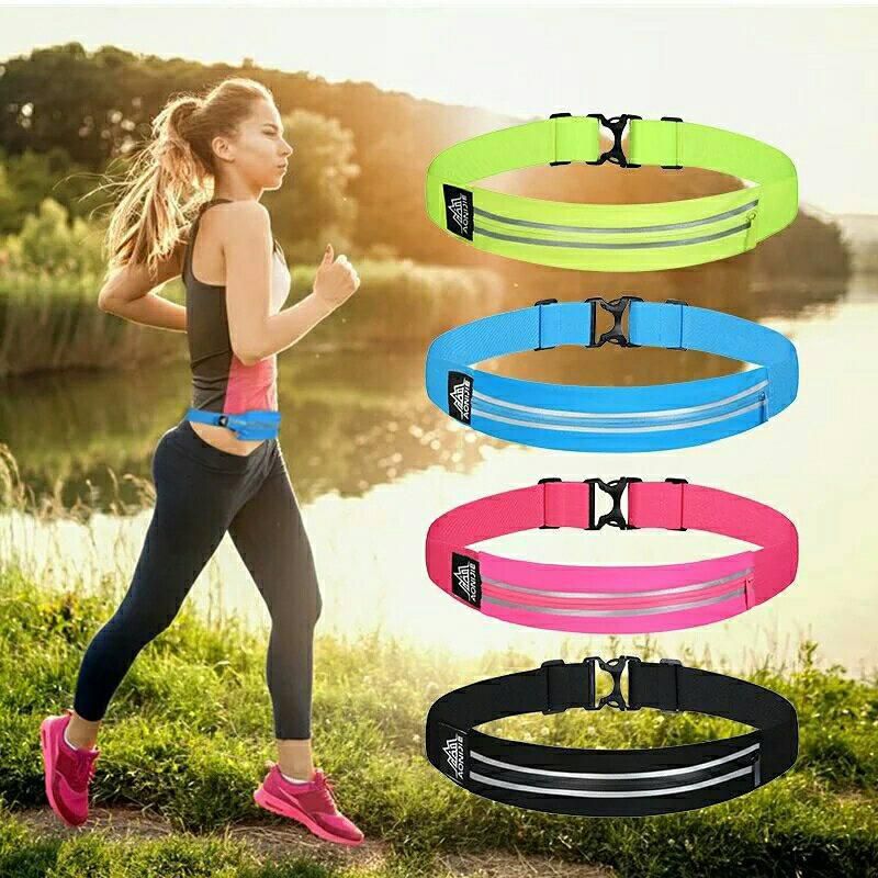 AONIJIE Running Marathon Waist Bag Pack Sports Fitness Double Pocket (3 Colors)