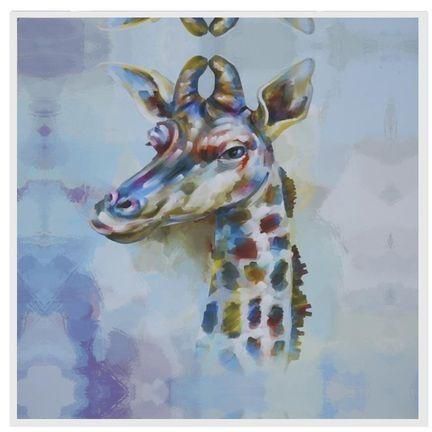 Generic 50*50cm Creative PGP91 Home Living Room Animal Giraffe Printed Canvas Art Painting