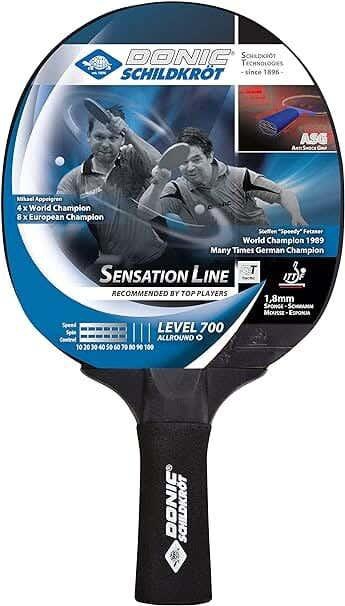 Get Donic Sensation Table Tennis Racket, Level 700 - Multi Color with best offers | Raneen.com