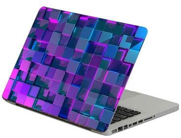 Cubes SurfacePrinted Laptop Sticker 13.3 Inch Multicolor Multicolor