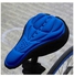 غطاء مقعد دراجة ثلاثي الأبعاد مبطن بوسادة تسمح بالتهوية (لون أزرق) 28*2*17سم