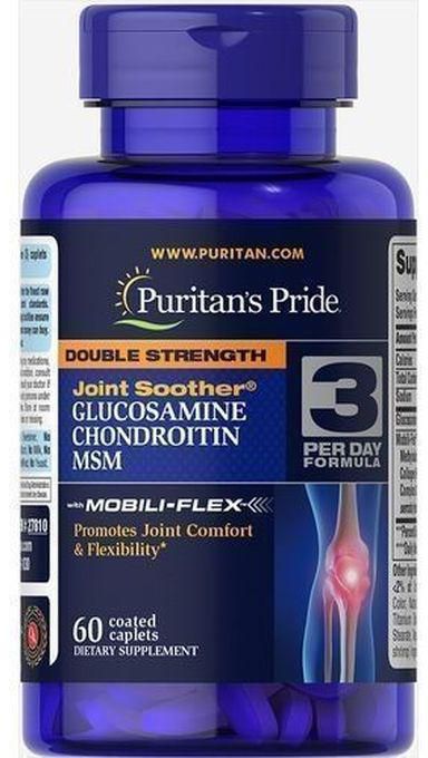 Puritan'S Pride Double Strength Glucosamine, Chondroitin & MSM Joint Soother