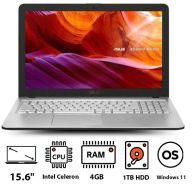 Asus X543MA-GQ001W Laptop, Intel Celeron N4020, 15.6 Inch HD, 1TB HDD, 4GB RAM, Intel HD Graphics, Windows 11, Natural Silver - 90NB0IR6-M003H0