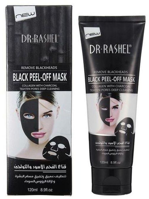 Suction Black Mask Black head Remover Peel Off Facial Mask Acne Treatment Collagen With Bamboo Charcoal 120 ML