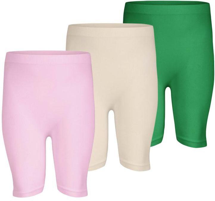 Silvy Set Of 3 Casual Shorts For Girls - Multicolor, 6 To 8 Years
