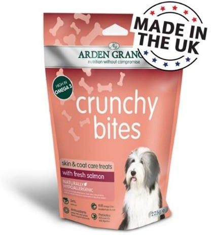 Arden Grange Crunchy Bites Salmon Dog Treats 225G