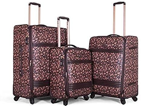Sonada Luggage Trolley Bags Set,3 pcs,976582-BROWN