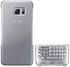 Samsung Galaxy S6 Edge Plus (5.7 inch) Keyboard Cover case, Featuring clever hot keys and helpful shortcuts - Silver