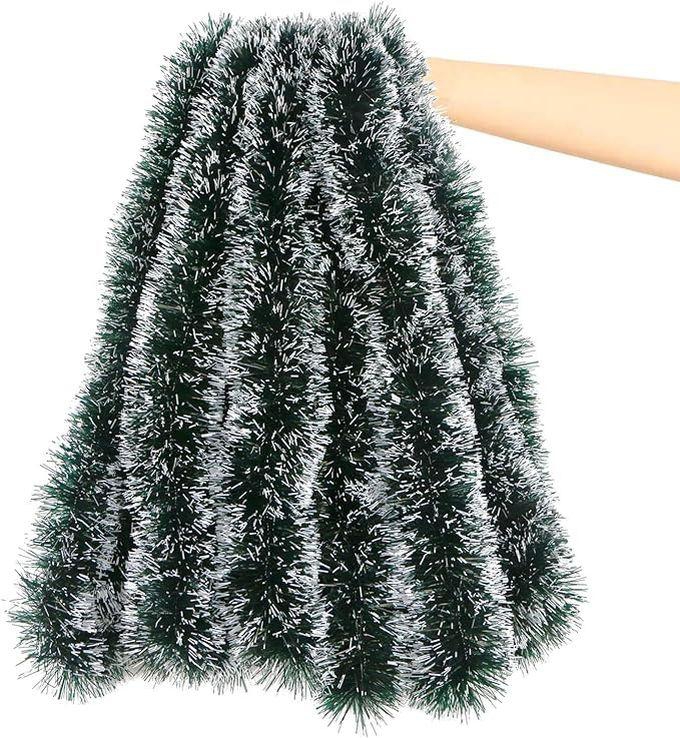 Chunky Tinsel Garland For Christmas Tree And Home Decorations (10m)