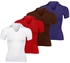 Silvy Set Of 4 T-Shirts For Women - Multicolor, Medium