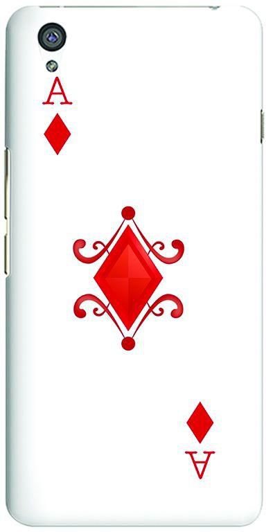 Stylizedd OnePlus X Slim Snap Case Cover Matte Finish - Ace of Diamonds