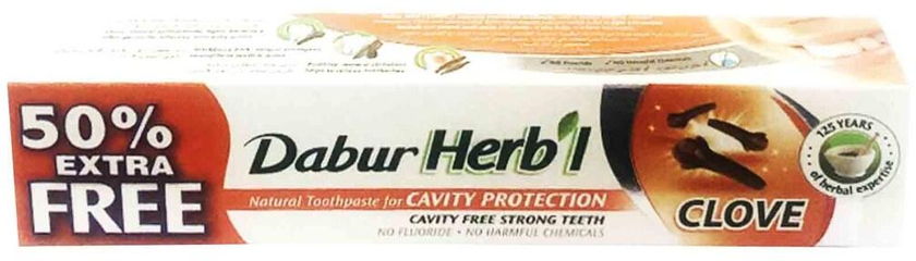 Dabur Herb&#39;l Clove Cavity Protection Toothpaste 50g + 20g
