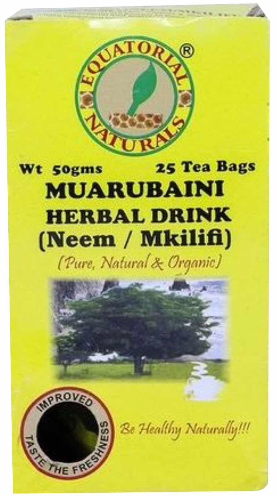 Equatorial Natural Herbal Drink Muarubaini Tea Bags 50g