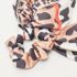 Animal Printed Scrunchie with Tie-Up Detail