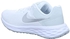 Nike Womens W Revolution 6 Nn Running Shoes, Color White/Mtlc Silver/Pure Platinum, Size 40 EU