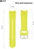 Silicone Replacement Strap For Samsung Galaxy Watch Active 2 40/44mm Light Yellow