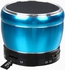 INSTEN Blue 3.5mm Cable Micro SD Card USB Flash Bluetooth Mobile Speaker With 3-Way USB Cable