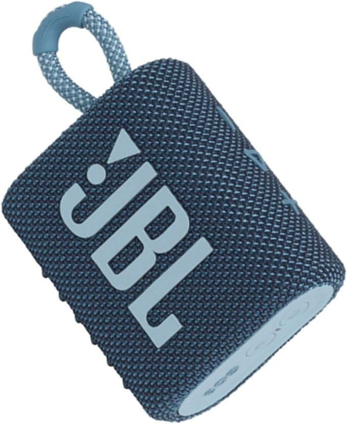 JBL Go 3 Portable Waterproof Speaker With Jbl Pro Sound-Blue