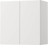 SMÅSTAD خزانة حائطية - أبيض أبيض/مع رف واحد ‎60x32x60 سم‏