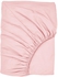 ULLVIDE Fitted sheet - light pink 140x200 cm