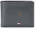Tommy Hilfiger Men's Black Polished Lamb Billfold Wallet (31TL22X060)