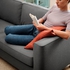 PÄRUP 3-seat sofa with chaise longue - Vissle grey