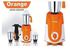 Orange Industrial Mixer Grinder 4 Piece Set 1000Watts