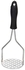 Stainless Potato Masher, Black Silver_ with one years guarantee of satisfaction and quality