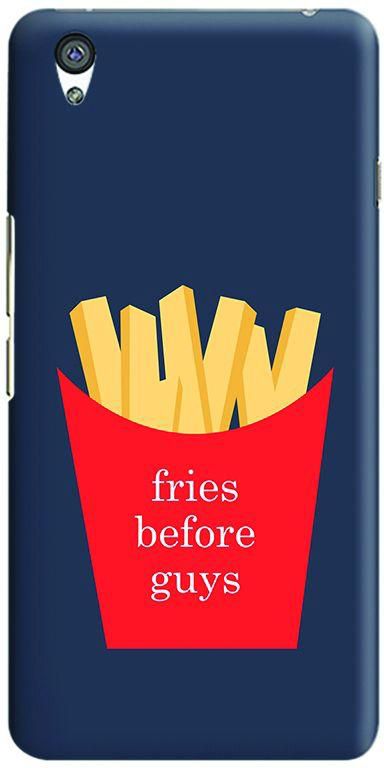 Stylizedd OnePlus X Slim Snap Case Cover Matte Finish - Fries before guys