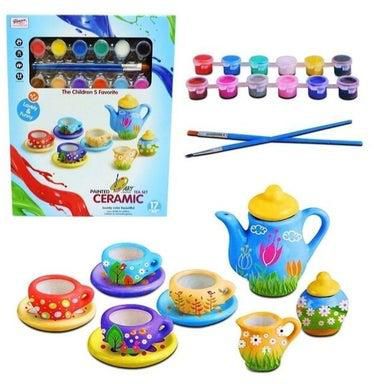 A set of tea serving tools, a special set for each little princess, 17 pieces