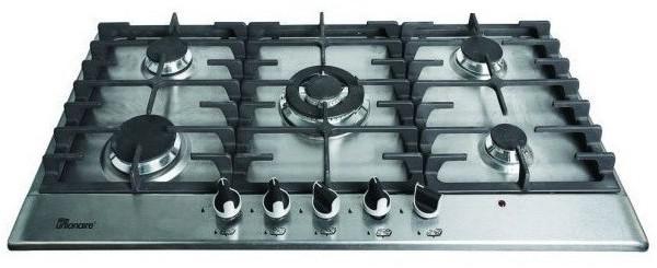 iCook Gas Built In Hob 5 Burners 90 cm Safety Stainless BIH5090
