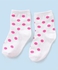 Honeyhap Premium Cotton Bamboo Ankle Length Anti-Bacterial Socks Polka Dots Design Pack of 3 - Pink White & Lemon