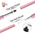 ELECDON Double Ended Nail Art Brushes, Poly Gel Brush and Picker, 2 in 1 Designs, Manicure Care Tool, for Poly Gel UV Gel Acrylic Nails Extension, Nail Art Design Painting Salon and DIY(Pink)