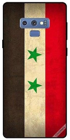 غطاء حماية بطبعة علم سوريا لهاتف سامسونج جالاكسي نوت 9 متعدد الألوان