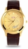 Brown Leather Classic Gent's Wrist Watch (HM61)