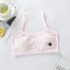 Fashion 2PCs Comfy Pure COTTON Adolescent Girls Teens Bra Top BralletesProvides you the most heavenly lift  Very comfortable Made of the purest cotton fabric  Wireless with removal