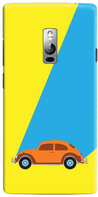 Stylizedd OnePlus 2 Slim Snap Case Cover Matte Finish - Retro Bug Yellow