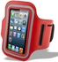 RED Jogging Running Armband Case Cycling Gym Sports Mobile Holder Pouch For iPhone 5 5S 5C