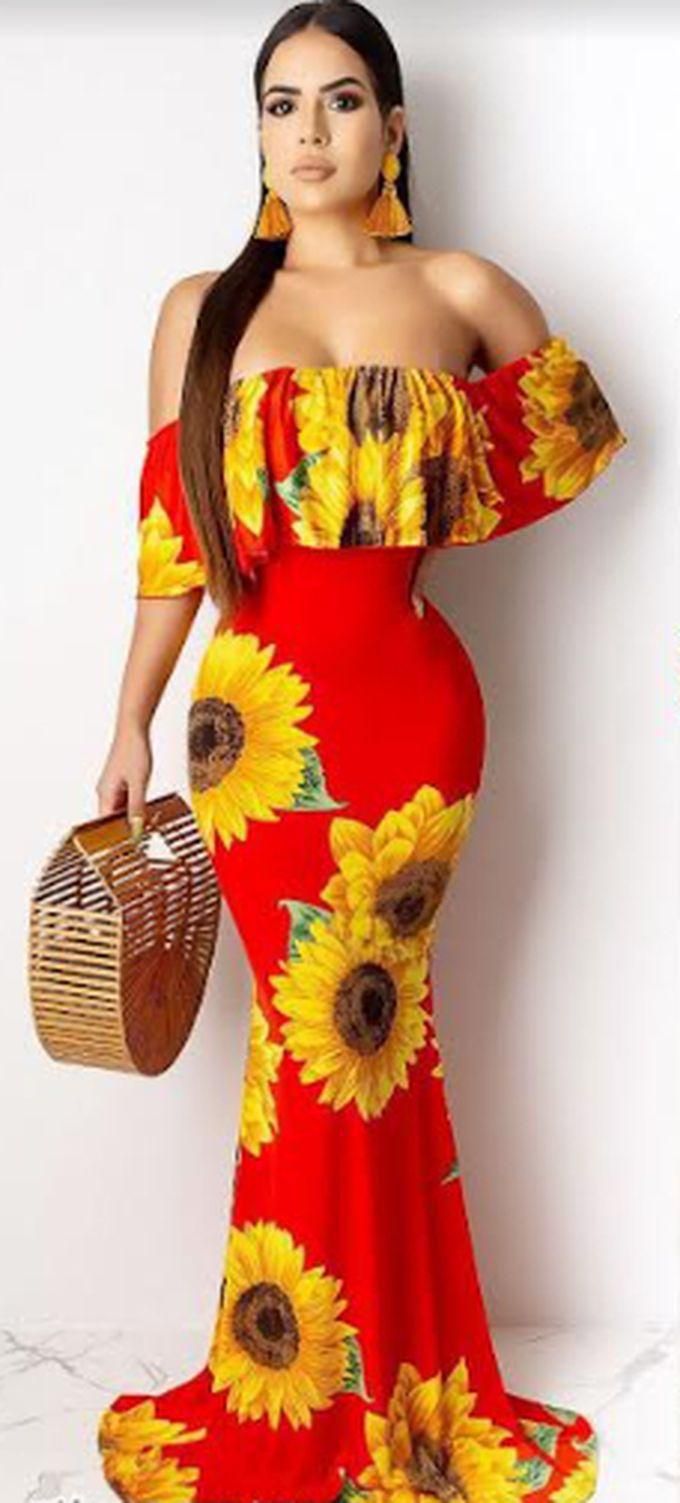 Sunflower Maxi Dress